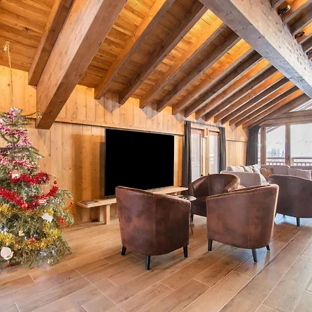 Chalet Alpine With And Pets La Plagne